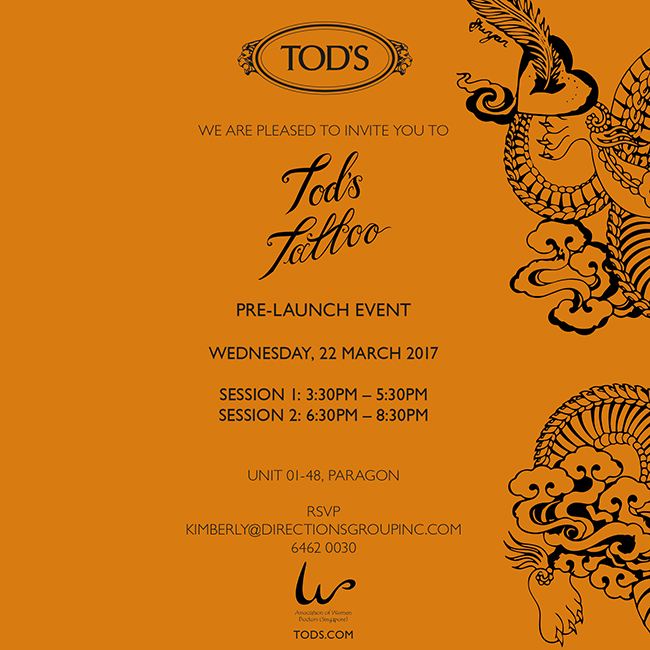 Tod’s Tattoo Collection Pre-Launch Event