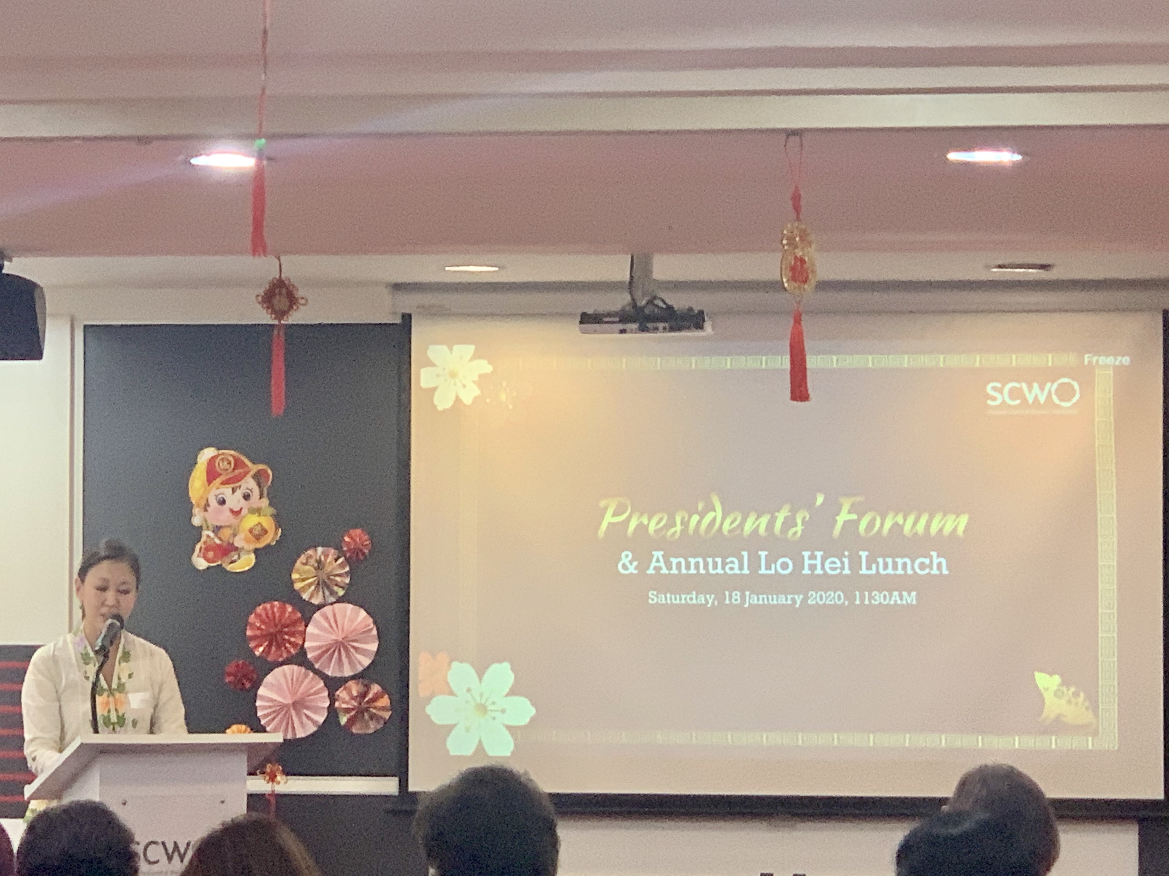 Annual President’s forum and Lo-Hei lunch @SCWO on 18th Jan 2020