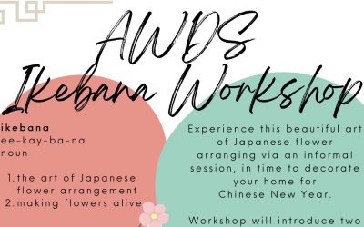 AWDS Ikebana Workshop: 15 January 2022